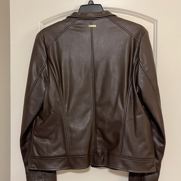 ✨ NWT Ladies XL Brown Cole Haan Signature Jacket 🧥 ✨ - Picture 3 of 11